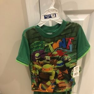 NWT - Ninja Turtle Pajamas - size 6